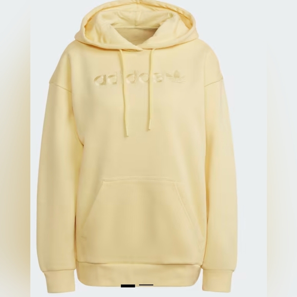 adidas Tops - ADDIDAS Boyfriend Hoodie. Oversized. Color Yellow Size S